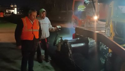 Ολοκληρώθηκαν νωρίτερα οι εργασίες ασφαλτόστρωσης στο πρώτο τμήμα του ΒΟΑΚ μήκους 1,5 χιλιομέτρων