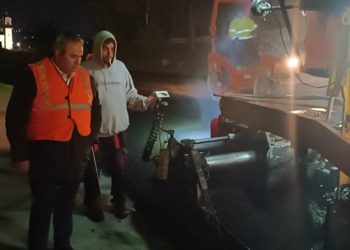 Ολοκληρώθηκαν νωρίτερα οι εργασίες ασφαλτόστρωσης στο πρώτο τμήμα του ΒΟΑΚ μήκους 1,5 χιλιομέτρων