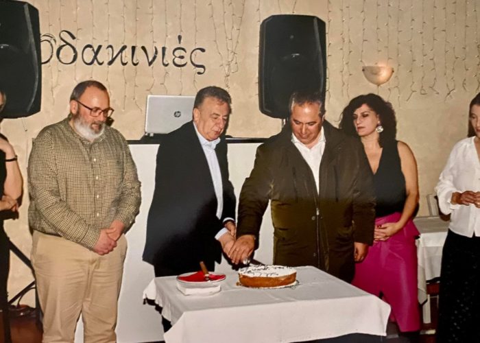 Η κοπή της πίτας της Διεύθυνσης Τεχνικών Έργων της Περιφέρειας Κρήτης